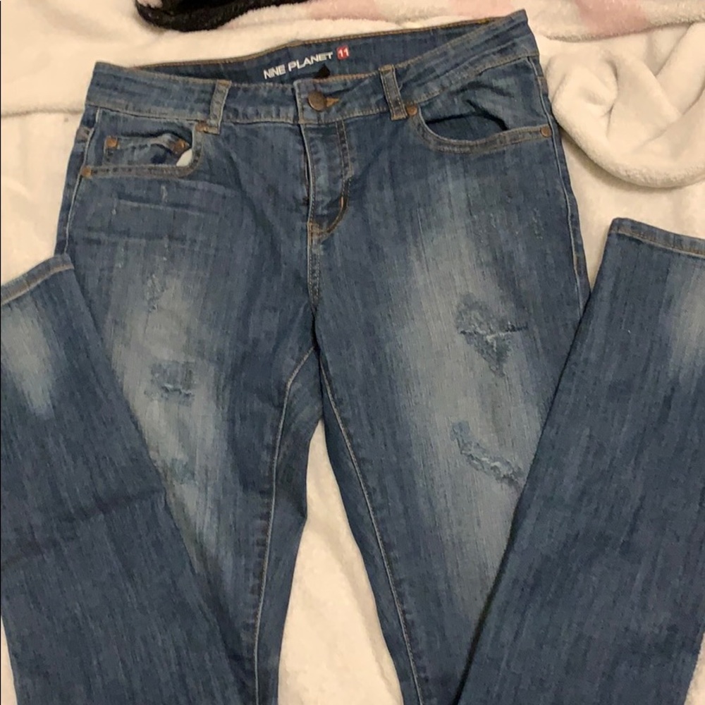 Skinny leg jeans